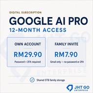 Google AI Pro 12 Months | Own Gmail Upgrade / Family Invite | Gemini, Veo, Flow, NotebookLM
