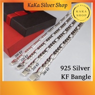 Original 925 Silver KF Bracelet Bangle For Men | Gelang Tangan KF Bangle Lelaki Perak 925 | Ready Stock