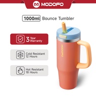 MODOFO 32oz Bounce Tumbler with Straw Thermos Bottle modofo tumbler Aesthetic Tumbler Botol Air Taha