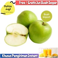 buah APEL HIJAU IMPORT paling murah kaya manfaat dan bagus untuk diet*