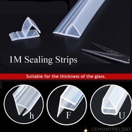 LEMONTRELQAT 1M 6-12mm F U h Shape Seal Strip Home & Living Home Improvement Hardware Glass Door Wea