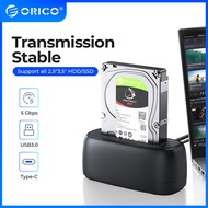 ORICO SATA to USB3.0 Hard Disk Docking Station for 2.5" 3.5" SSD Disk Case 5Gbps Speed HDD Docking Station Hard Drive Enclosure