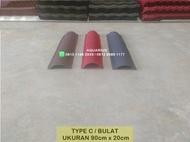ATAP NOK GENTENG METAL PASIR WUWUNGAN / KERPUS TYPE C