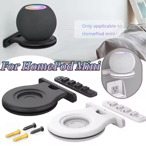 Mini Smart Speaker Holder Space Saving Bracket Speaker Space Wall Mount compatible with HomePod Mini