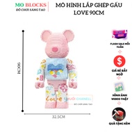 Lego Bearbrick Bearbrick 90cm Bearbrick Assembly Model 55cm XINZ Bearbrick LOVE 90cm - MOBLOCKS