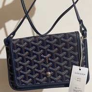 Goyard Plumet Pouch-Wallet navy blue 信封包