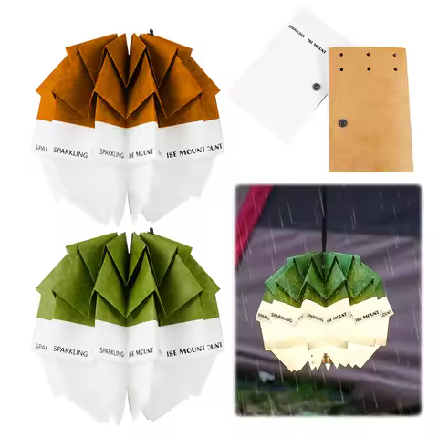 DIY Outdoor Camping Light Shade Waterproof Snap Button Hanging Lantern Cover Outdoor Hanging Lamp Sh