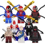 Spider Dead Watchers Venom Man Pool Series Super Heroes Movie Mini Building Blocks Figure Toys Kids Gift