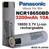ORIGINAL Panasonic 18650 NCR 18650 BD 3200mAh 3.7v 10A rechargeable lithium ion High drain gimbal long capacity battery