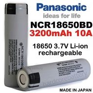 ORIGINAL Panasonic 18650 NCR 18650 BD 3200mAh 3.7v 10A rechargeable lithium ion High drain gimbal lo