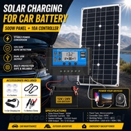Solar Panel 500W Panel Surya Solar Charge Controller PWM 12V/24V USB Panel Surya Charge EVA+PET mate