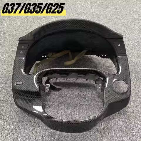 LHD Carbon Fiber Dashboard Frame for Infiniti G37 coupe&sedan G35 sedan G25 Interior Trim Left hand 