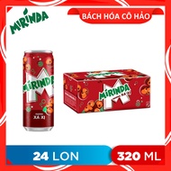 THÙNG 24 LON NƯỚC NGỌT HƯƠNG XÁ XỊ MIRINDA 320ML