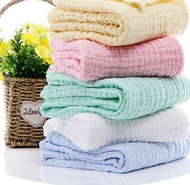 ผ้าห่อตัวมัสลินสีล้วนทอหนา 4 ชั้น  ผ้าห่มมัสลิน ผ้าอ้อมมัสลิน Muslin Blanket