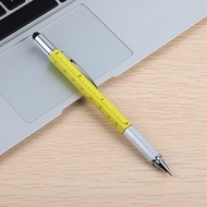 Gift Tool Pen 6 in 1 Multi too Tech Pen with Ruler Level gauge Ball Pen touch screen Unique Gifts fo
