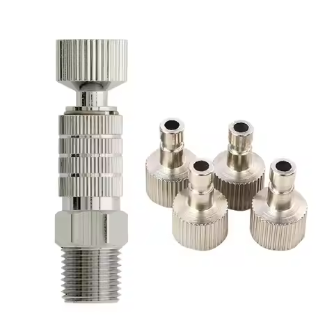 Airbrush Quick Connector Coupler Release with 5 Male Fitting for Spray