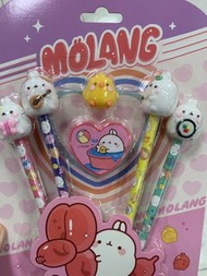 Molang Stationary Set 韓國萌浪兔文具套裝