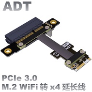 M.2 WiFi A.E key Interface Adapter Extension Cable Support PCI-E 3.0 X4