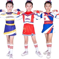 Children's Cheerleading Suit Student Games Performance Costume Cheerleading Competitive Costume Comp