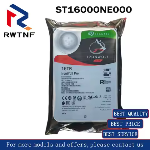 Brand New Genuine ST16000NE000 16TB IronWolf Pro hard drive 16T network storage module,100% original