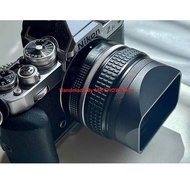 Metal Square Lens Hood For Nikon Z28mm F2.8 / Z28mm F2.8SE Z7II Z6II Z5 ZFC ZF Z50 Z7 Z6 Z9 Z8 Camer