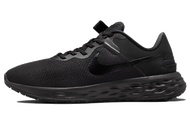 Nike Revolution 6 FlyEase Next Nature 可回收材料 舒適透氣 低幫休閒跑步鞋 黑