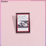 Creative English Text "Scary Stories To Tell in The Dark" Brooch Horror Story Book Metal Badge Backpack Decorative Pin