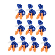 10 Pairs Sound Insulation Earplugs Noise Reduction Mute Earplugs Sponge Soundproof Wireless Earplugs