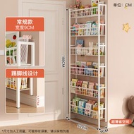 門後置物架 鐵藝超薄書架 落地兒童簡易極窄夾縫牆上壁掛家用收納櫃（平行進口）（快遞送貨上門）