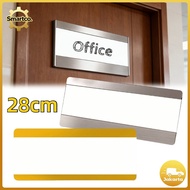 28*12CM Acrylic Stainless Steel Sliding Room Name Sign Holder Aluminum