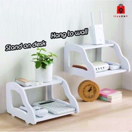 Wifi Router Wall Rack Shelf Modem Holder Space Saving Shelf TV Rack Box Android Box cooling Astro Remote Rack Organize