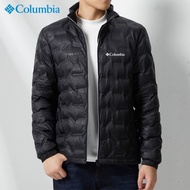 การจำลอง☌✿ Columbia ใหม่ขนเป็ดสีเทา80เสื้อคลุมฤดูหนาวผู้ชายและผู้หญิงคนรักปกเสื้อบางลงรักษาความอบอุ่นเสื้อ