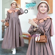 Marsya Mini Midi Dres Gamis Muslim Original Produk By Ori Naura Baju