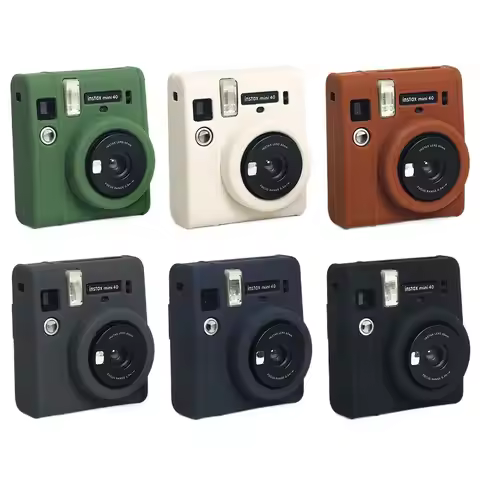 Silicone Instant Camera Case Shockproof Protective Cover Wear Resistant Soft for Fujifilm Instax Min