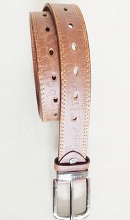 Timberland® Squared Buckle Belt 053 (Light Brown)