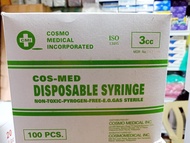 3cc disposable syringe Cosmed with Needle