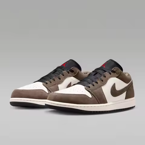 NIKE Men's Air Jordan 1 Low Basketball Shoes 553558-200