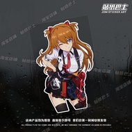 Asuka EVA Night Reflective Body Sticker JDM Creative Car Sticker Motorcycle Electric Vehicle Decorat