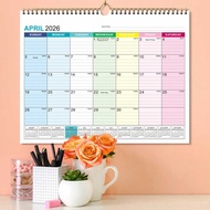 Xinda Culture 2026-2027 Wall Pendant Wall Calendar 18 Months English Calendar Gift