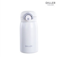 [ส่งจากไทย] Diller Thermo Flask 320ml M8904 กระติกเก็บความเย็น/ร้อน ฝากดยกดื่มพร้อมล็อก สแตนเลส 2 ชั