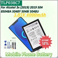 For Alcatel 3x (2019) 2019 5048 5048A 5048Y 5048I 5048U Battery New TLP038C7 TLP038C1 3.85V 4000mAh 