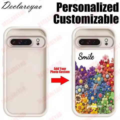 Personalized Customizable DIY Photos Coque For Google Pixel 10 Pro XL 9 9A 8 8A 7 7A Cases Covers Ma