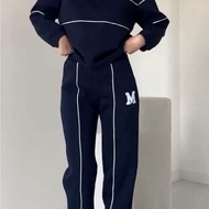 RUGBY SWEATER SWEATER SET Wanita
