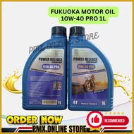 FUKUOKA LUBRICANTS POWER RELEASE TECHINOLOGY 10W-40 PRO 4T (MOTOR OIL)  (1L)