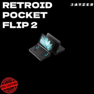 (SG) Retroid Pocket Flip 2 Handheld Game Console 1080p Foldable Gaming AMOLED 500Nits 5.5" Screen 50