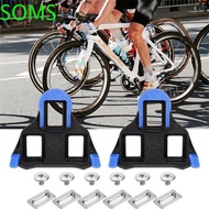 SOMS Bike Pedals Cleats, 0/2/6 Degrees Self Lock Cycling Shoes Cleat, Foating Pedal Cycling Cleats B