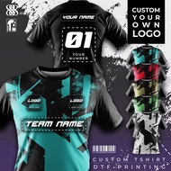 888.CO NEW ARRIVAL Custom Jersey Grunge Sublimation Design Tshirt Jersey Unisex Microfibre Baju Ceta