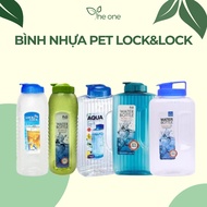 Locknlock Easy 1.2-1.5L water bottle. Refrigerator water bottle with safe water leak latch