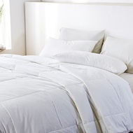 ผ้าปูที่นอนไม่รัดมุม ผ้าปูที่นอนสีขาว 220เส้นด้าย Hotel Linens Sheets