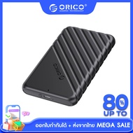 [ส่งจากไทย-ออกใบกำกับได้] ORICO HDD Hard Drive Enclosure HDD 2.5-inch Sata to USB 3.1 6Gbps Support Capacity 6TB 25PW1 (25PW1)